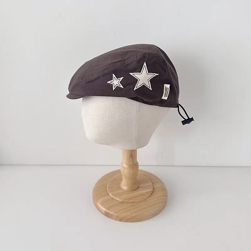 Baby Cap Five Star Embroidered Forward - Image 4