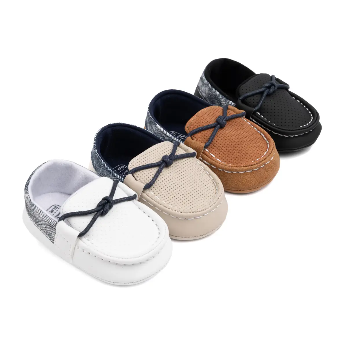 2025 New Baby Boy Anti-Slip Beanie Shoes Soft-Soled One-Leg Toddler