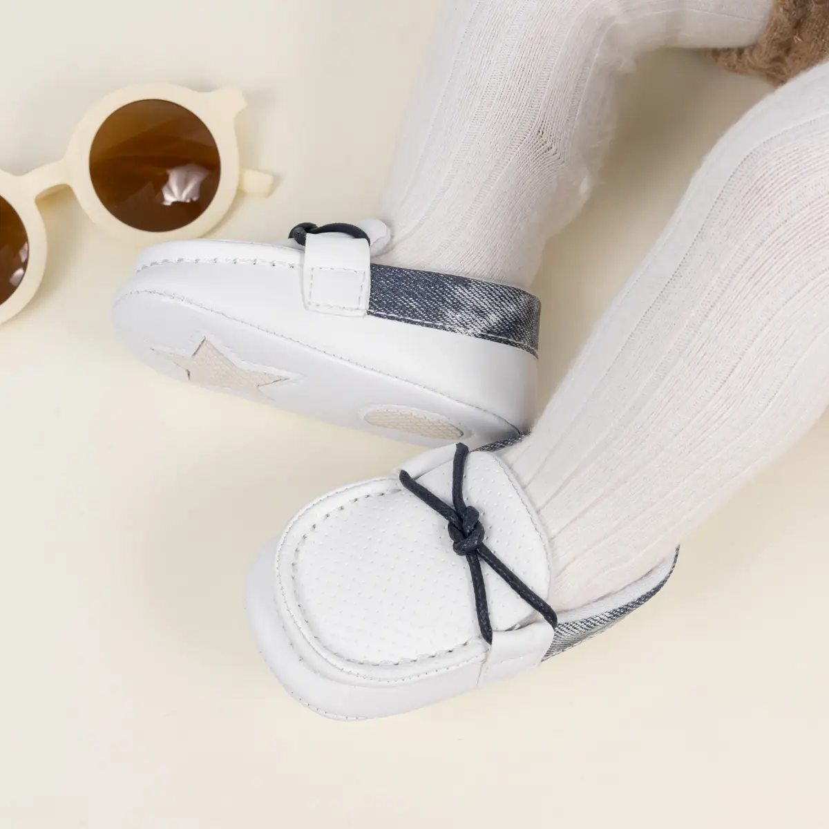 2025 New Baby Boy Anti-Slip Beanie Shoes Soft-Soled One-Leg Toddler — feature 10