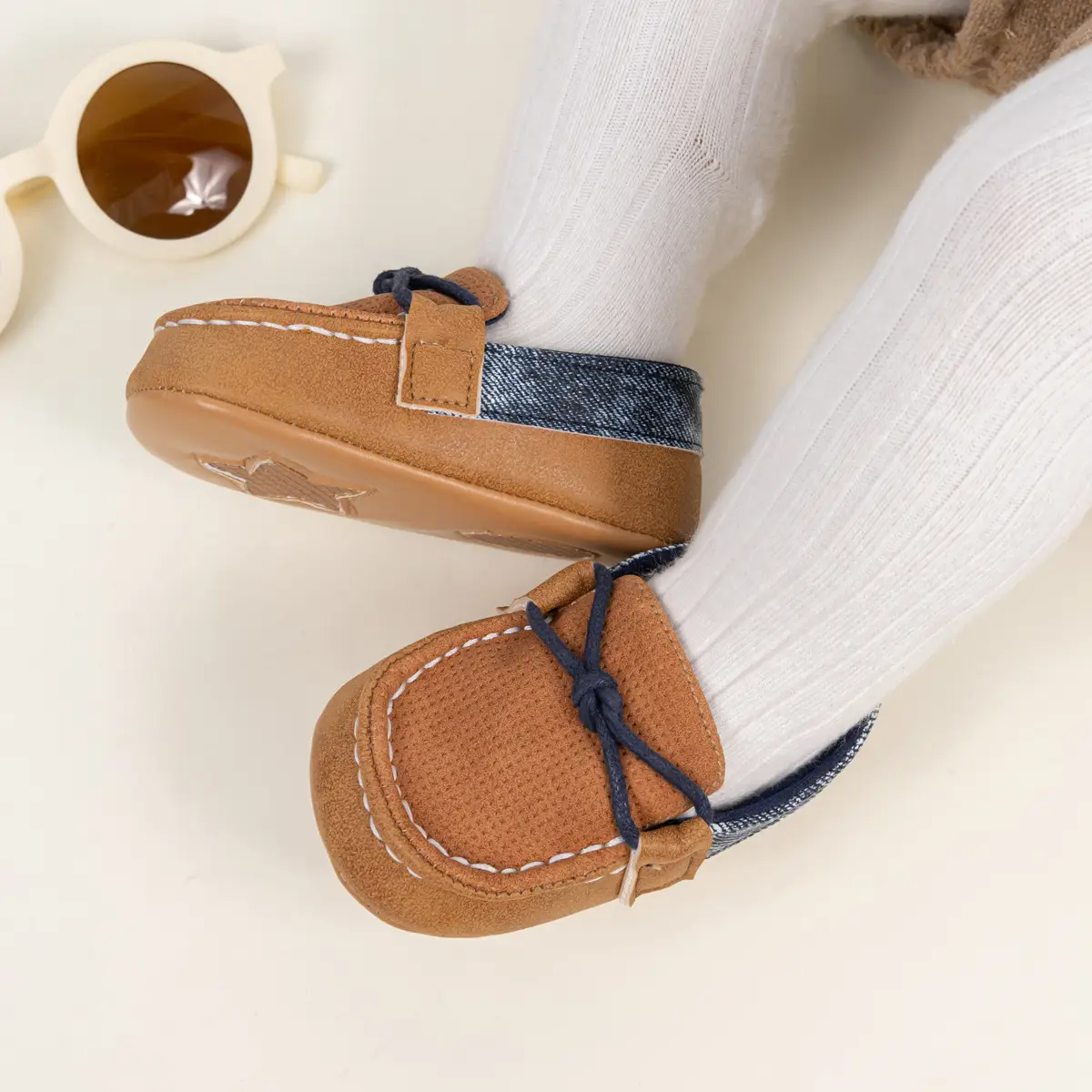 2025 New Baby Boy Anti-Slip Beanie Shoes Soft-Soled One-Leg Toddler — feature 5