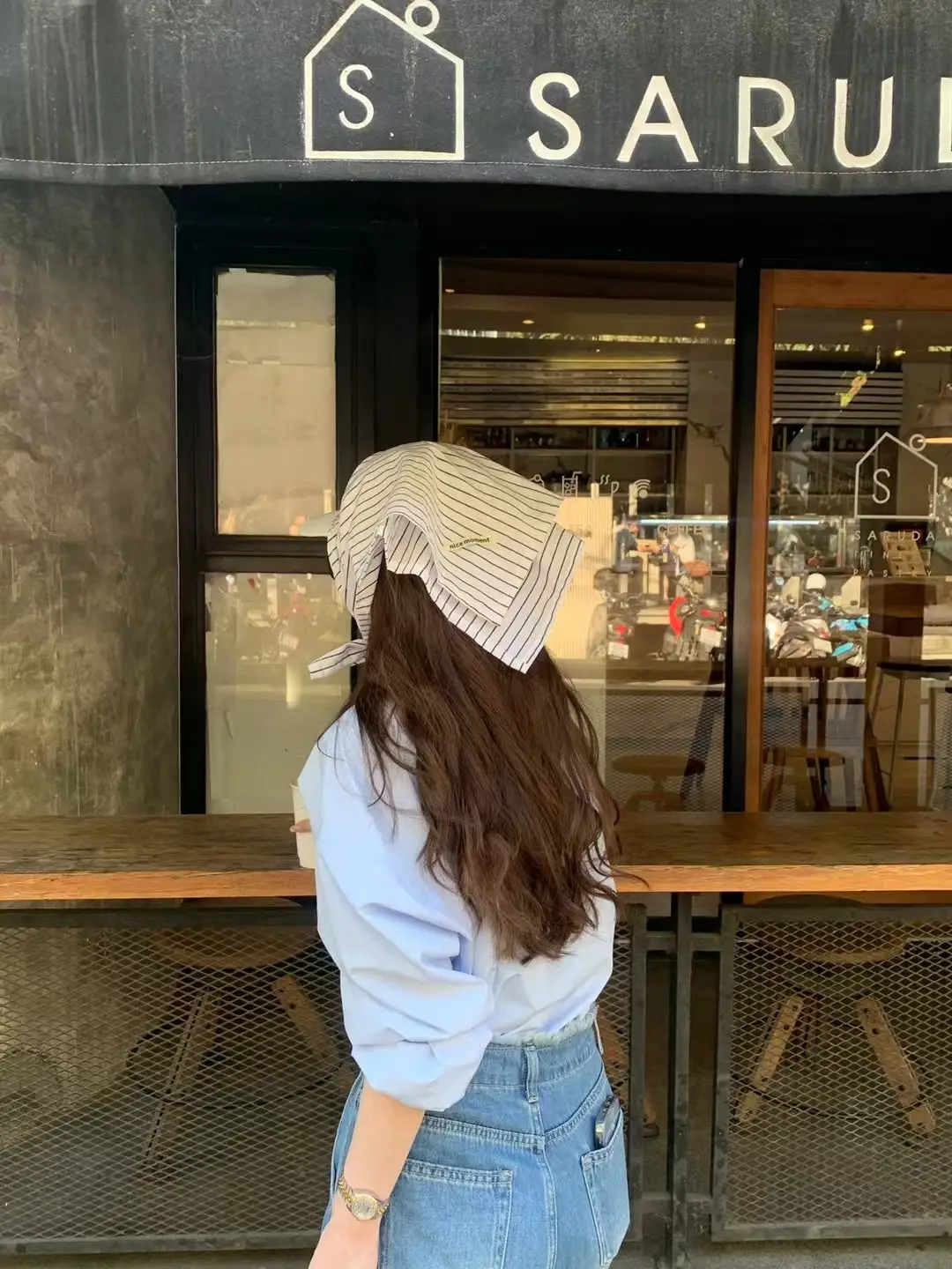 South Korea Striped Baseball Cap Sun Protection Hot Girl Street Hip Hop — feature 4
