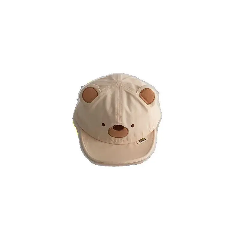 Baby Bear Cap Brown White Spring Autumn Hat - Image 9