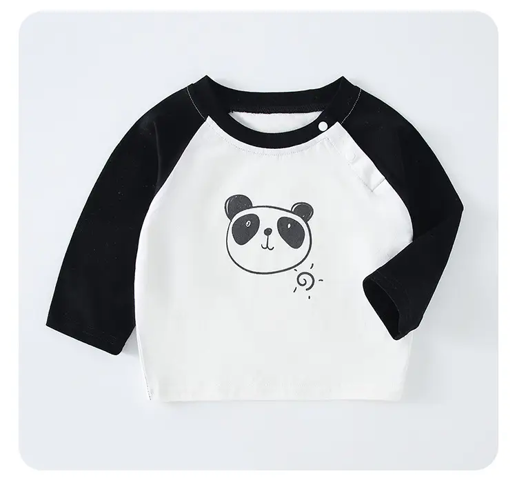Children's Cotton Long Sleeve T-Shirt Light Blue — feature 10