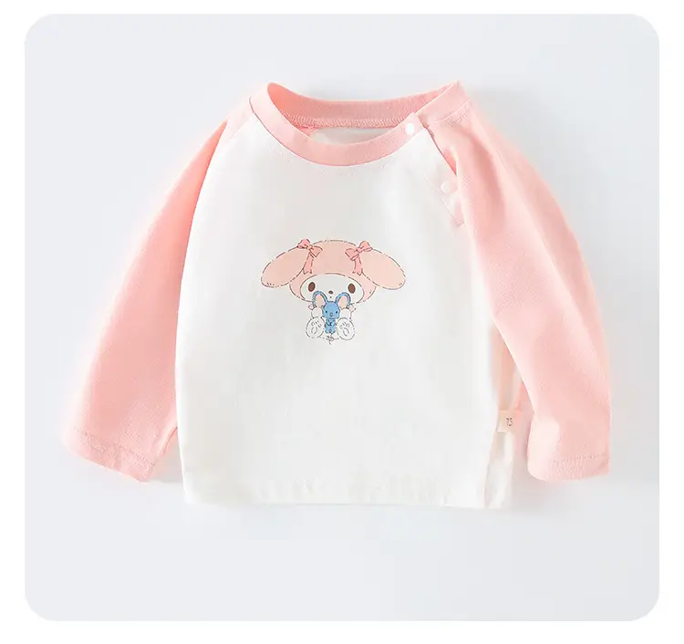 Children's Cotton Long Sleeve T-Shirt Light Blue — feature 11