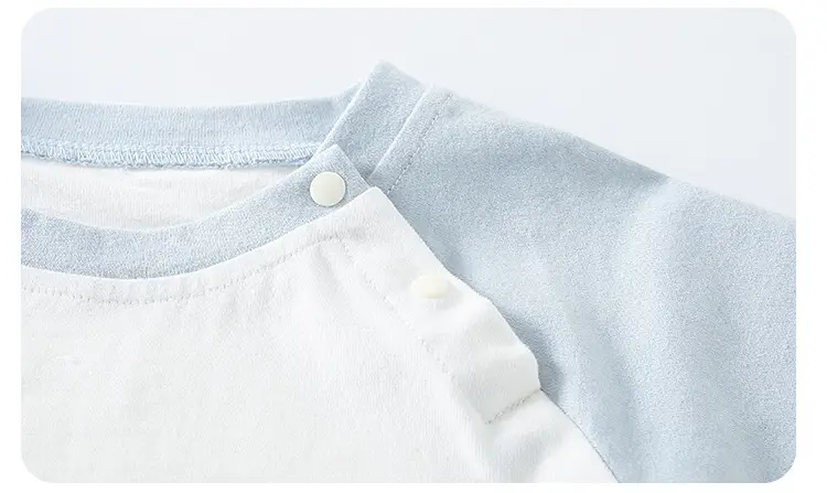 Children's Cotton Long Sleeve T-Shirt Light Blue — feature 13
