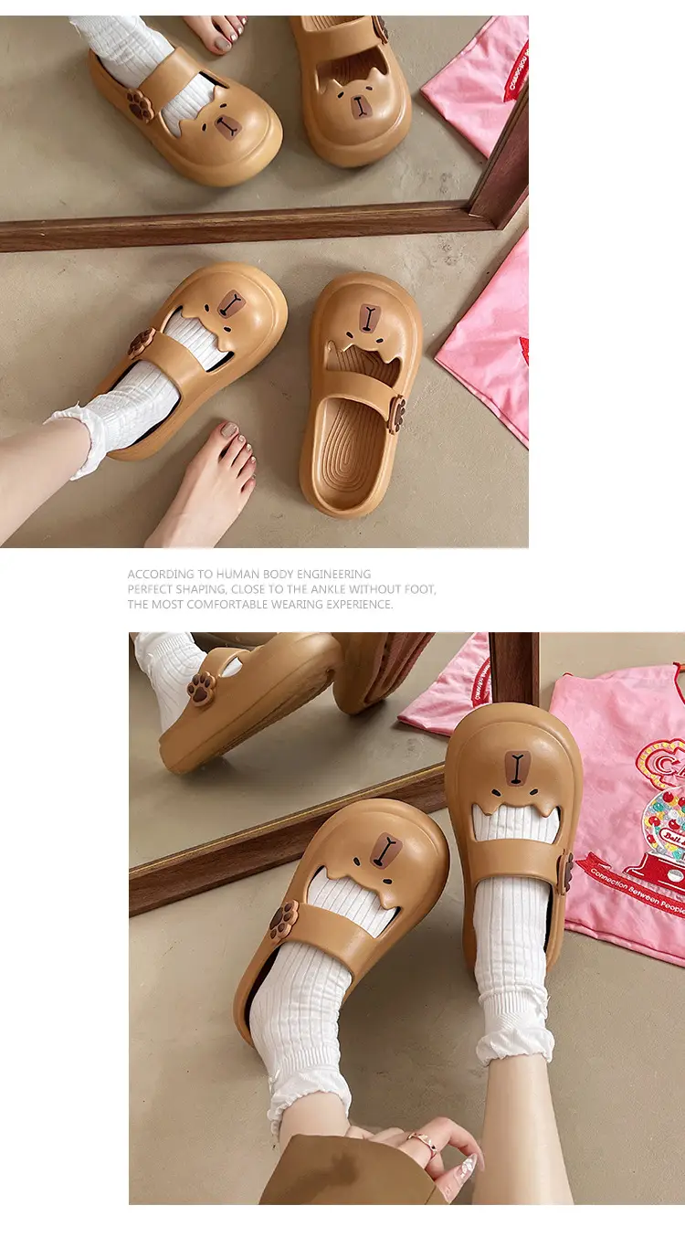 Nambo Wan Mary Jane Sandals and Slippers Women's Summer New Style Outer Wear Cat Thick Sole Slip-on Slip-on Slip-on Slip-on Toe Sandals and Slippers — feature 13