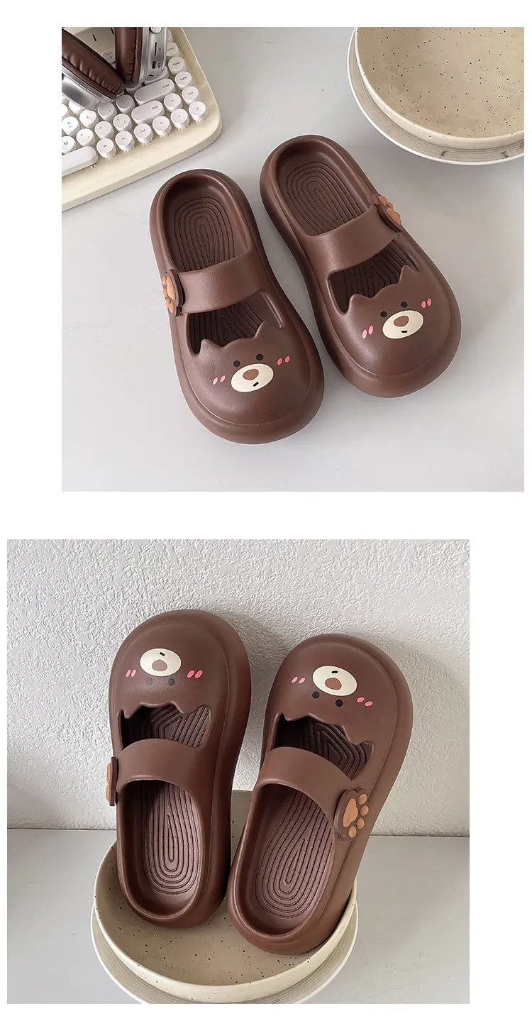Nambo Wan Mary Jane Sandals and Slippers Women's Summer New Style Outer Wear Cat Thick Sole Slip-on Slip-on Slip-on Slip-on Toe Sandals and Slippers — feature 18