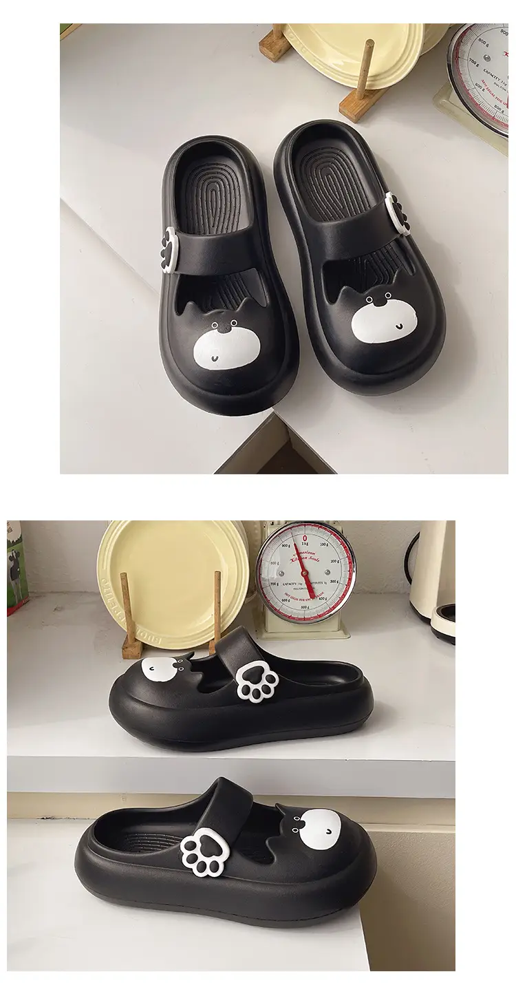 Nambo Wan Mary Jane Sandals and Slippers Women's Summer New Style Outer Wear Cat Thick Sole Slip-on Slip-on Slip-on Slip-on Toe Sandals and Slippers — feature 19