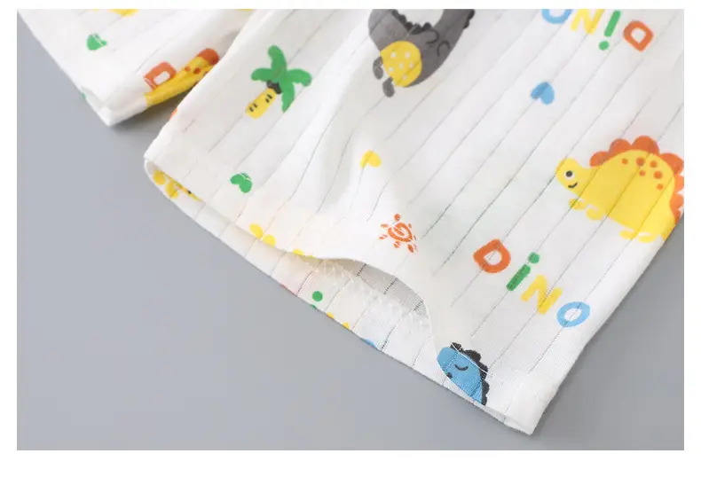 2025 Summer Cotton Vest Shorts Suit for Boys Girls — feature 18