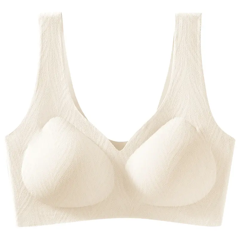 Women's Traceless Cup Underwear Cotton Small Chest Sports - Image 3