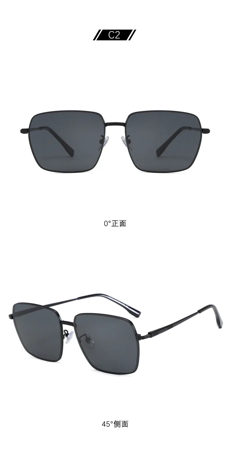 Men's Metal Aviator Sunglasses with Anti-UV Protection β feature 13