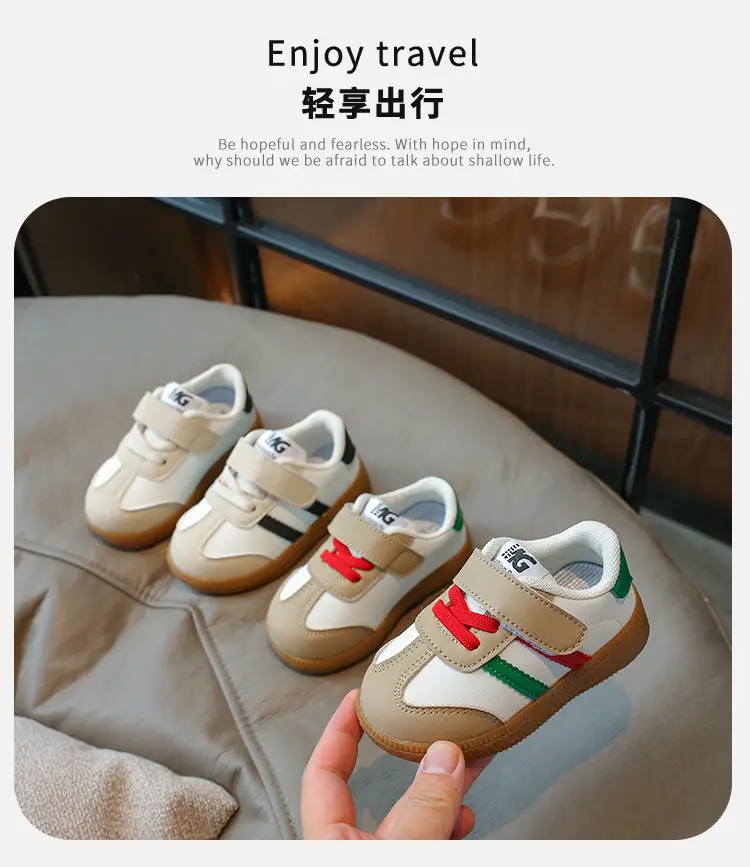 Children's Shoes Spring Children's Baby Shells Small White Shoes Girls Soft Sole Boys' Walking Shoes Baby Sneakers sneaker — feature 1