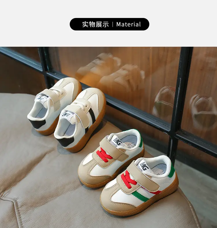 Children's Shoes Spring Children's Baby Shells Small White Shoes Girls Soft Sole Boys' Walking Shoes Baby Sneakers sneaker — feature 5
