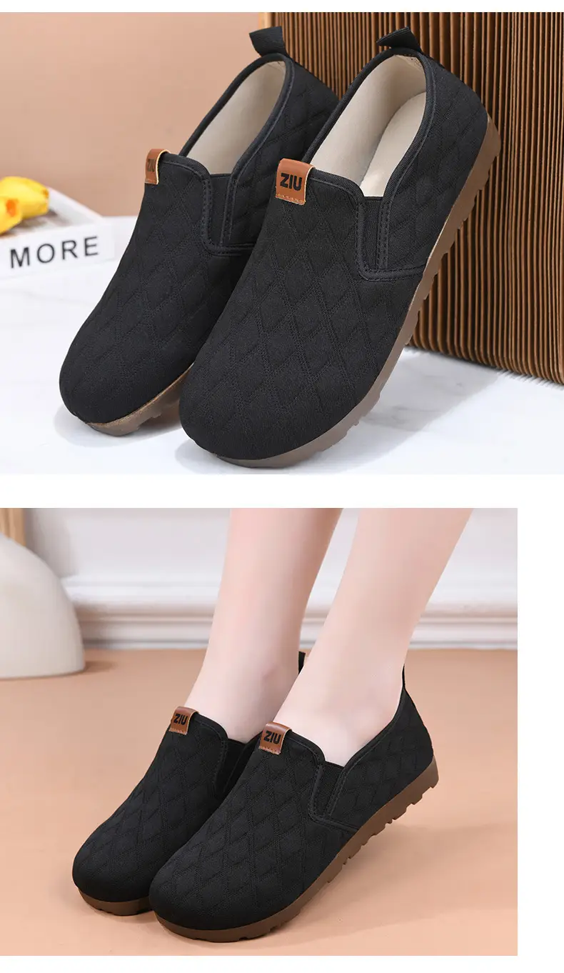 2025 New Slip-on Spring Single Shoes Mother Fashion Soft Bottom Soft Surface Comfortable Non-slip Beijing Cloth Shoes Explosions — feature 11