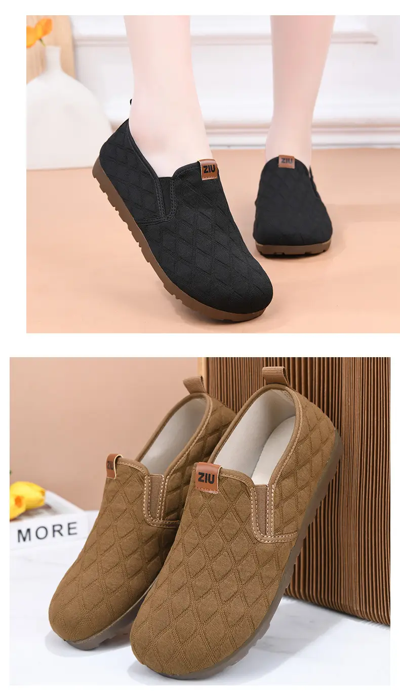 2025 New Slip-on Spring Single Shoes Mother Fashion Soft Bottom Soft Surface Comfortable Non-slip Beijing Cloth Shoes Explosions — feature 12