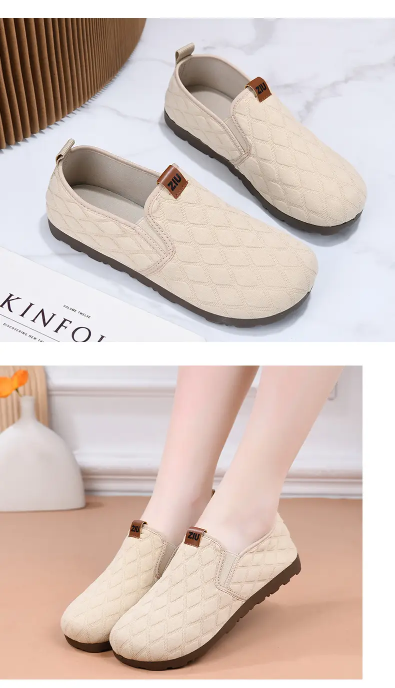 2025 New Slip-on Spring Single Shoes Mother Fashion Soft Bottom Soft Surface Comfortable Non-slip Beijing Cloth Shoes Explosions — feature 16