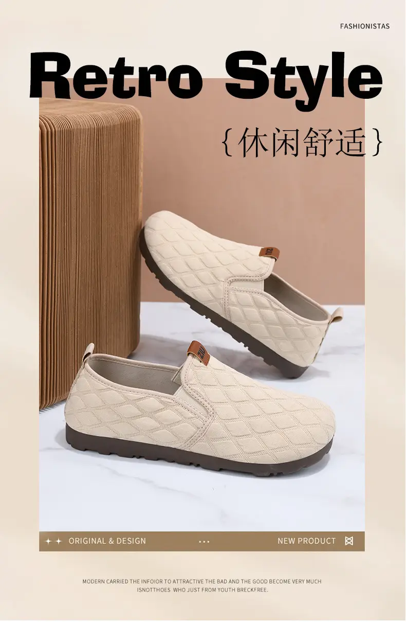 2025 New Slip-on Spring Single Shoes Mother Fashion Soft Bottom Soft Surface Comfortable Non-slip Beijing Cloth Shoes Explosions — feature 2