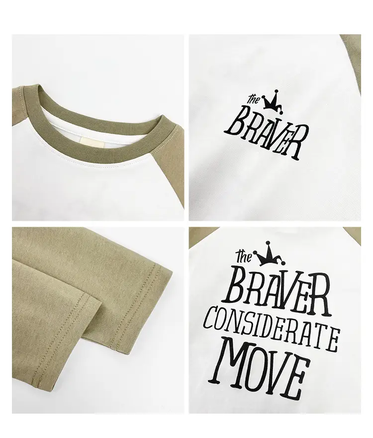 Boys Cotton Raglan Sleeve T-Shirt Set 3Pcs 10% Off — feature 5