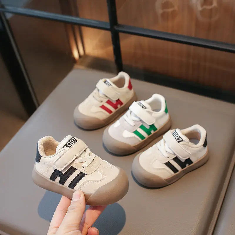 1-3 years old soft bottom baby toddler shoes 2025 spring and summer boys and girls all-match white shoes non-slip children's shoes - Image 5