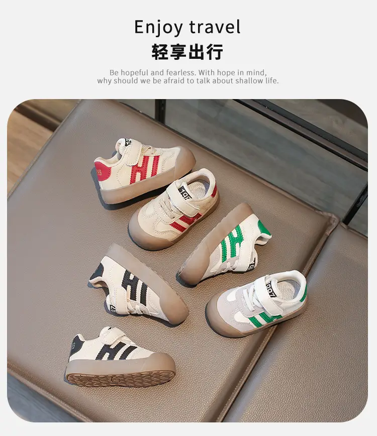1-3 years old soft bottom baby toddler shoes 2025 spring and summer boys and girls all-match white shoes non-slip children's shoes — feature 1