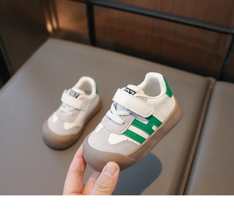 1-3 years old soft bottom baby toddler shoes 2025 spring and summer boys and girls all-match white shoes non-slip children's shoes — feature 10