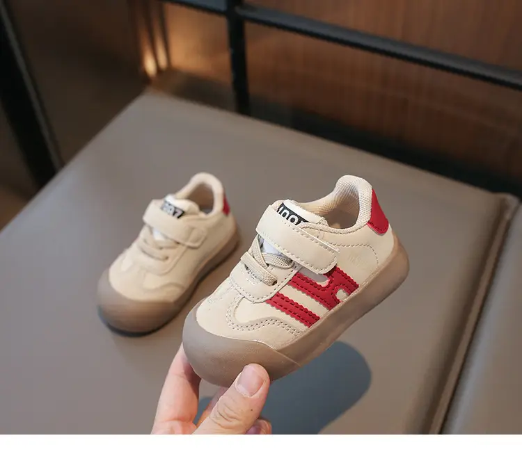 1-3 years old soft bottom baby toddler shoes 2025 spring and summer boys and girls all-match white shoes non-slip children's shoes — feature 13