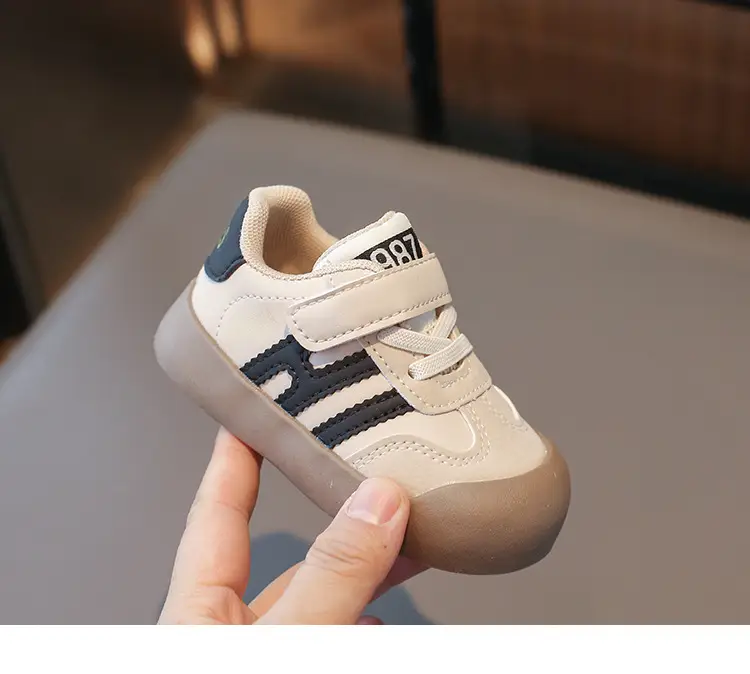 1-3 years old soft bottom baby toddler shoes 2025 spring and summer boys and girls all-match white shoes non-slip children's shoes — feature 16