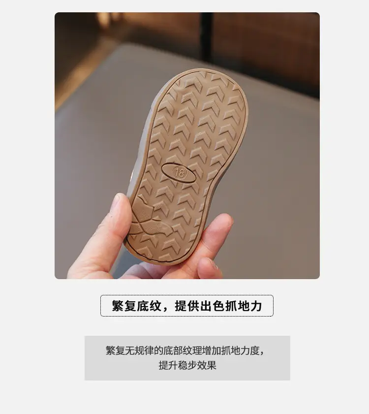 1-3 years old soft bottom baby toddler shoes 2025 spring and summer boys and girls all-match white shoes non-slip children's shoes — feature 4