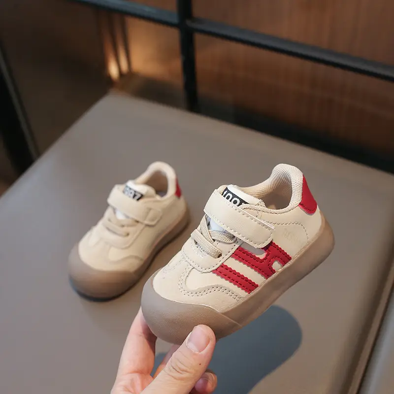 1-3 years old soft bottom baby toddler shoes 2025 spring and summer boys and girls all-match white shoes non-slip children's shoes - Image 2