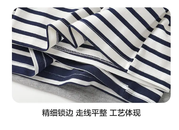 Right European Boys Striped Long Sleeve T-Shirt — feature 13