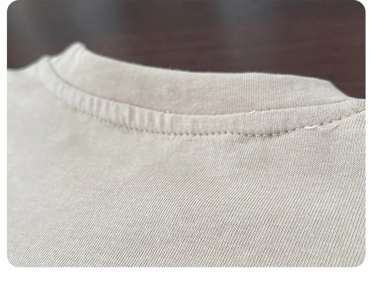 Beige Cotton Boys T-Shirt "Hove a Mieday" 2026 Spring Autumn — feature 9