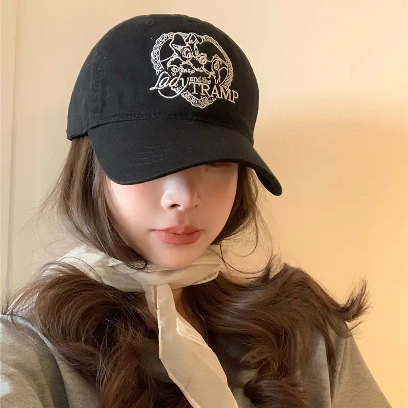 Women Navy Blue Heart Cap Baseball Cap