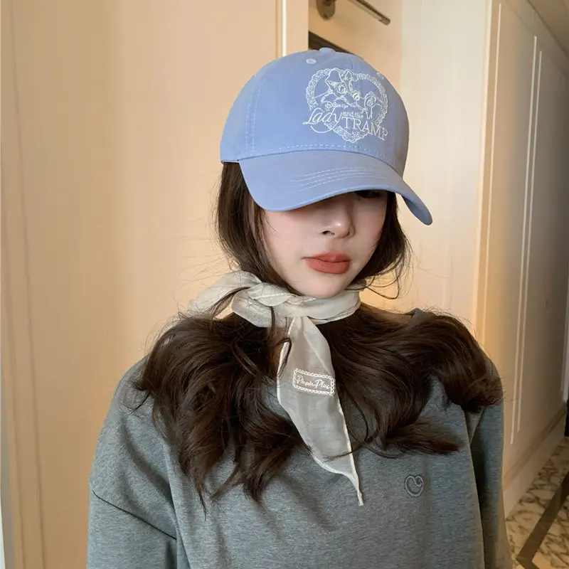 Women Navy Blue Heart Cap Baseball Cap