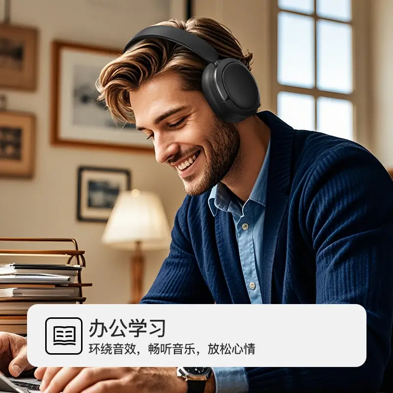 True Wireless Bluetooth Headset with Space Audio & Long Battery - Image 6