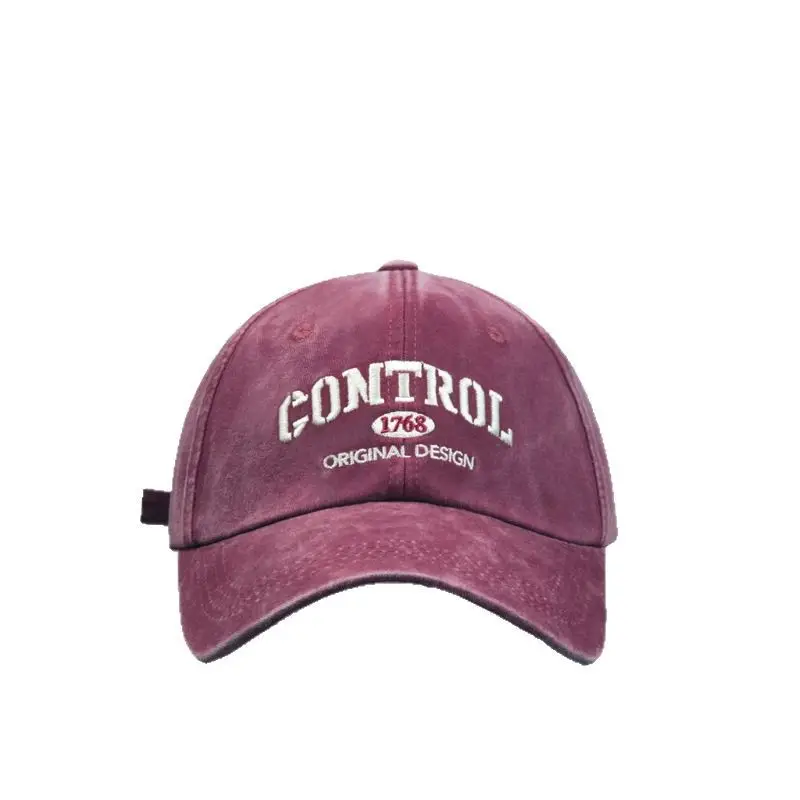 Washed Old Control Baseball Cap for Men