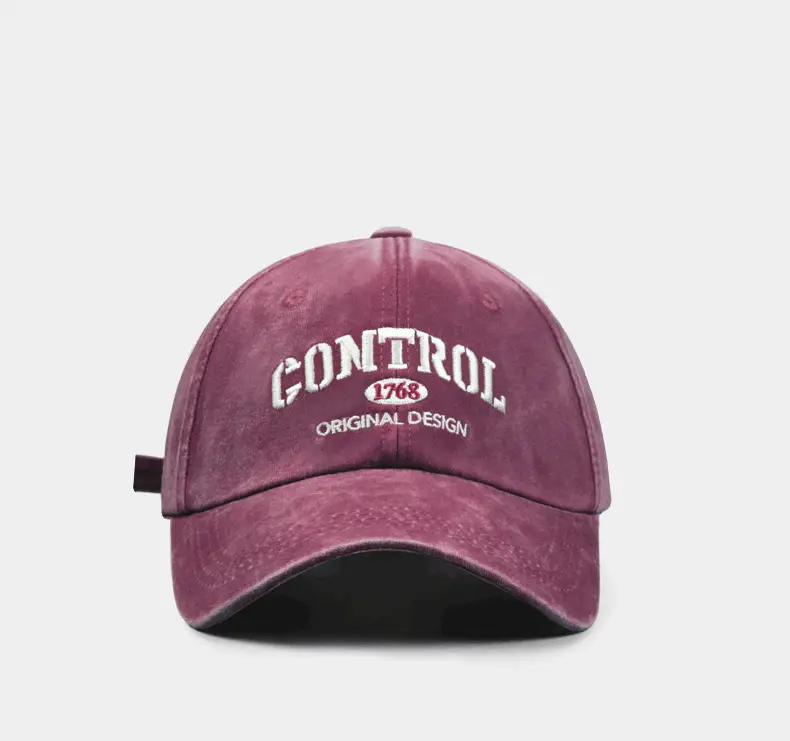 Washed Old Control Baseball Cap for Men — feature 10