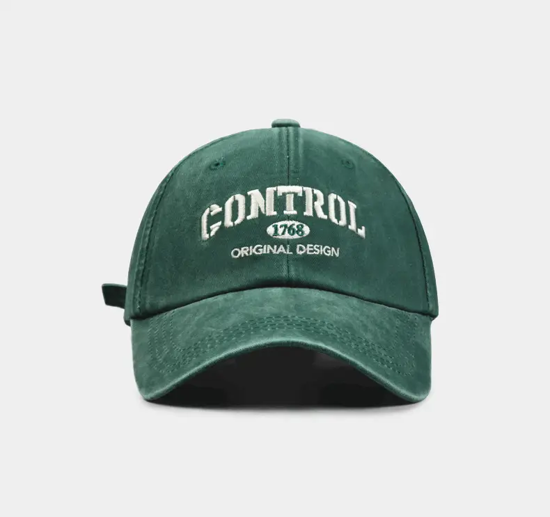 Washed Old Control Baseball Cap for Men — feature 11