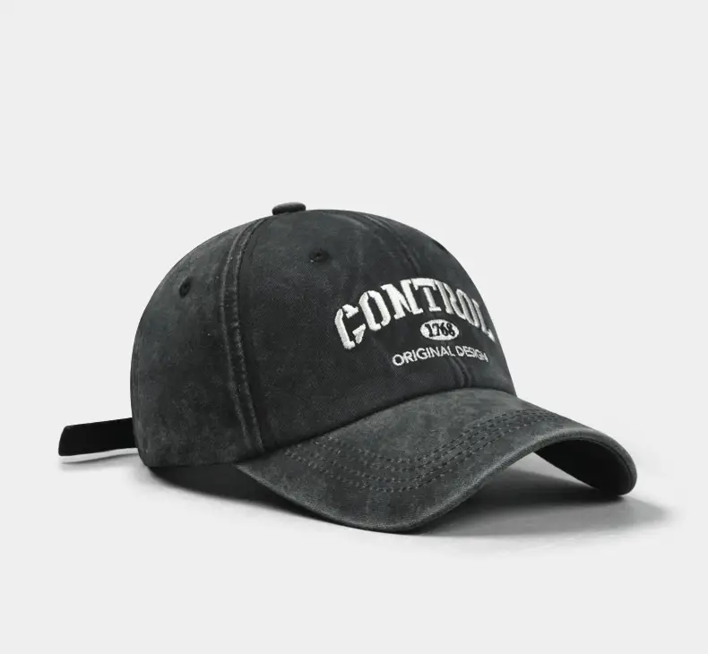 Washed Old Control Baseball Cap for Men — feature 7