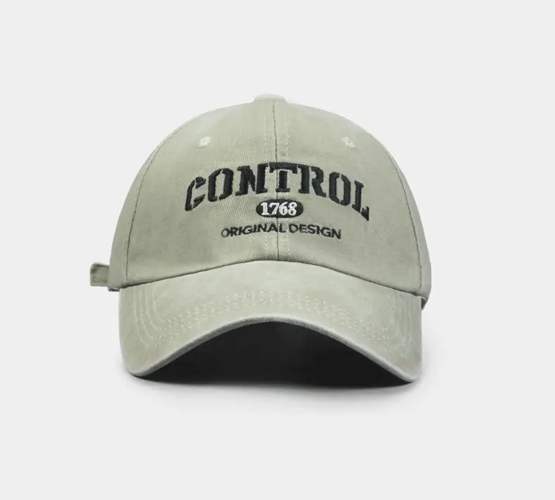 Washed Old Control Baseball Cap for Men — feature 8
