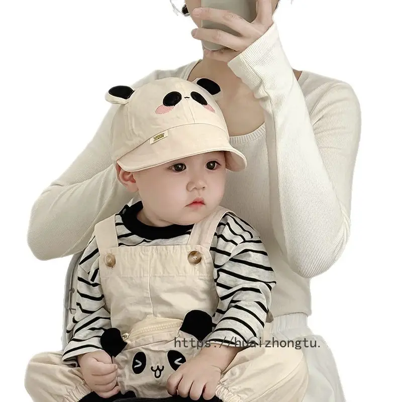 Black Bunny Cap for Kids with Big Brim Sunshade - Image 20