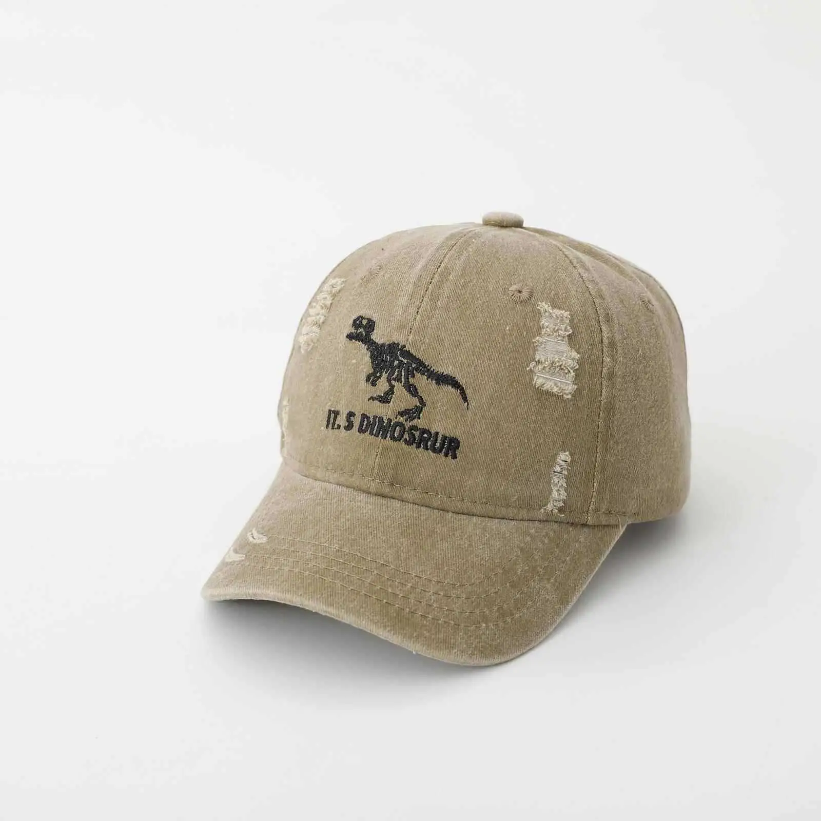 IT'S Dinosaur Washed Kids Cap Blue - Image 8