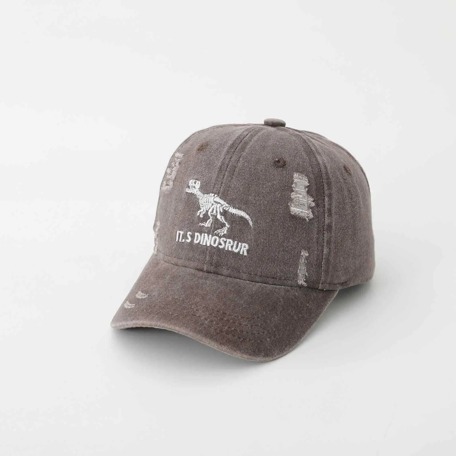 IT'S Dinosaur Washed Kids Cap Blue — feature 9