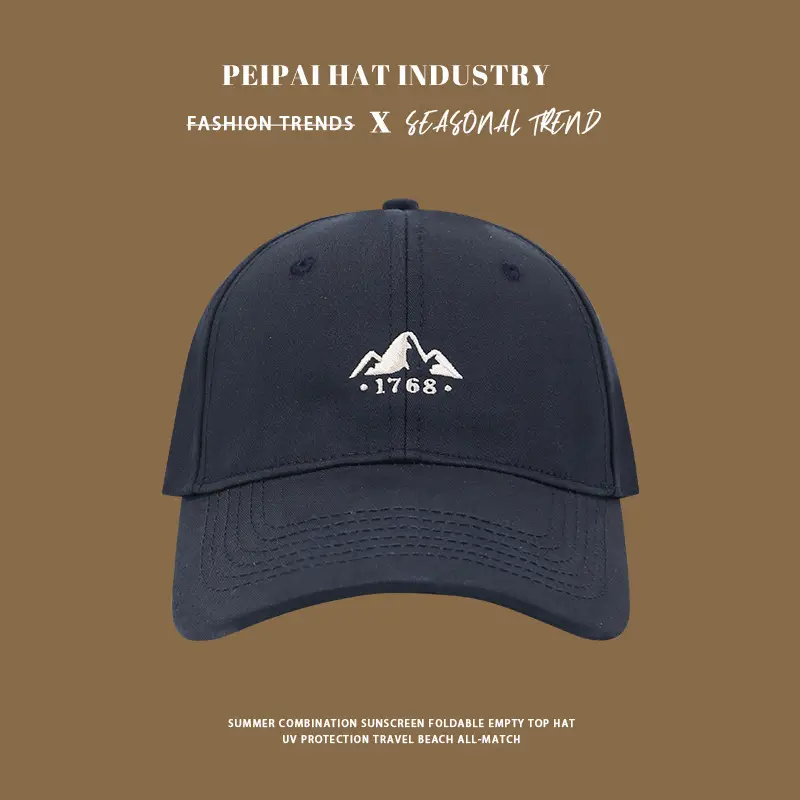 Men Mountain Embroidered Baseball Cap Brown All Colors - Image 5