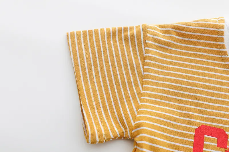 Children Striped T-Shirt Shorts Set 2025 Summer Boys — feature 10
