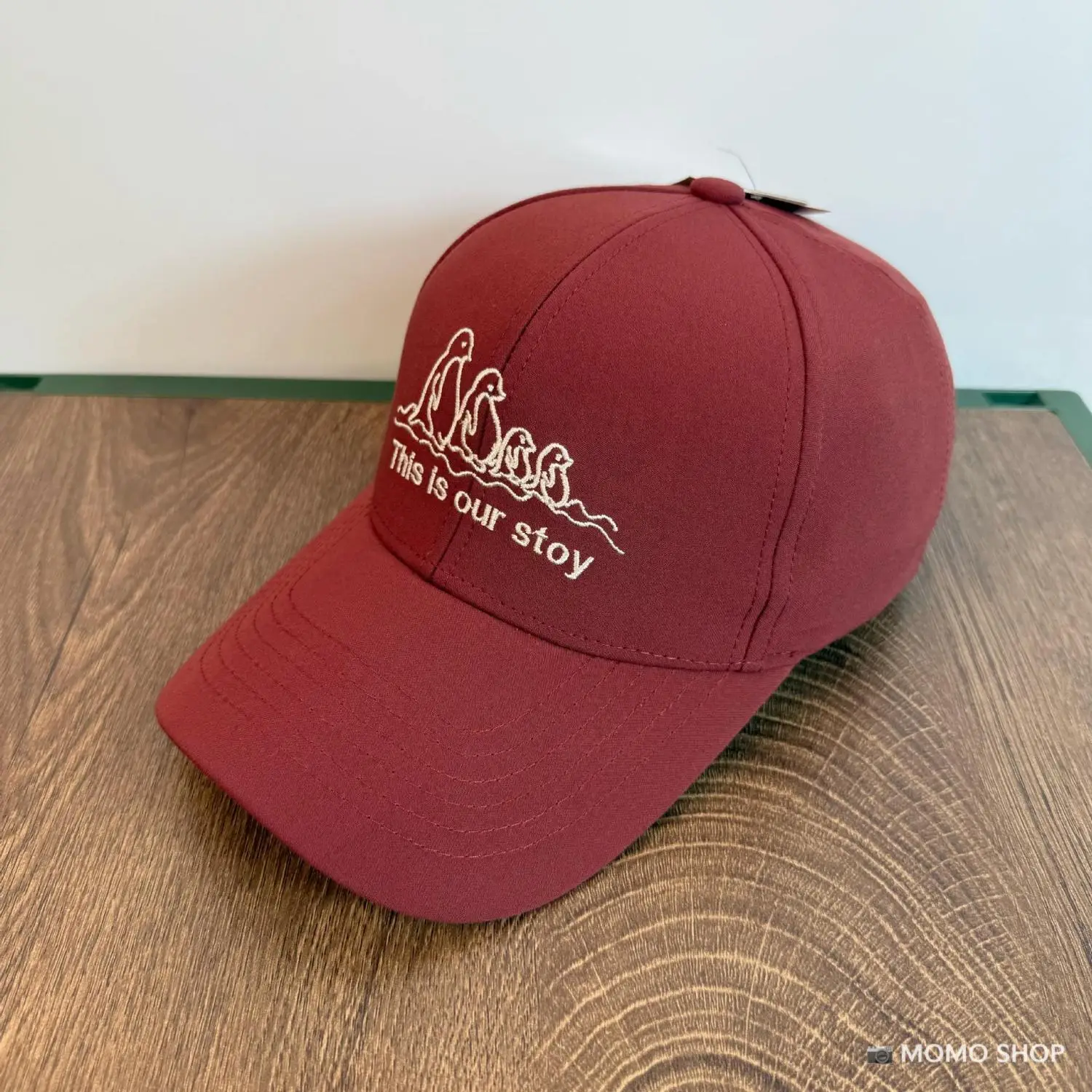 Women's Korean Cartoon Penguin Cap Beige Baseball — feature 16