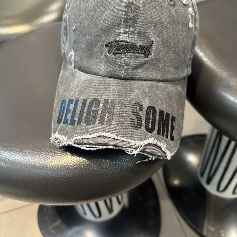 Men Women Washed Denim Cap Delightsome Casual — feature 10
