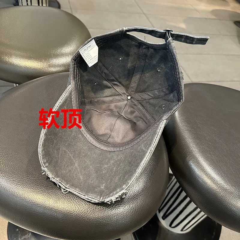 Men Women Washed Denim Cap Delightsome Casual — feature 11