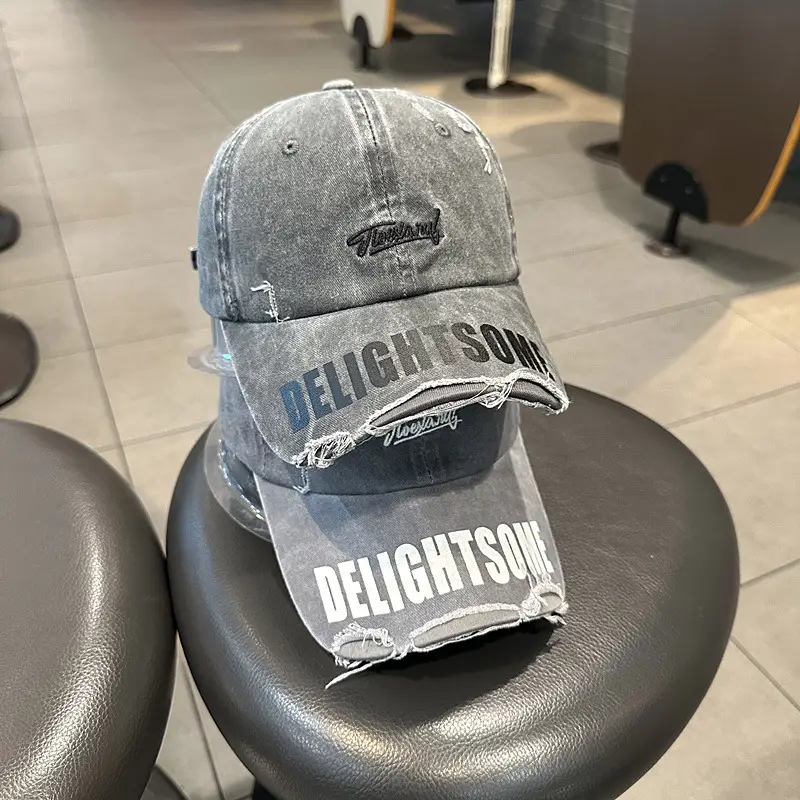 Men Women Washed Denim Cap Delightsome Casual — feature 13