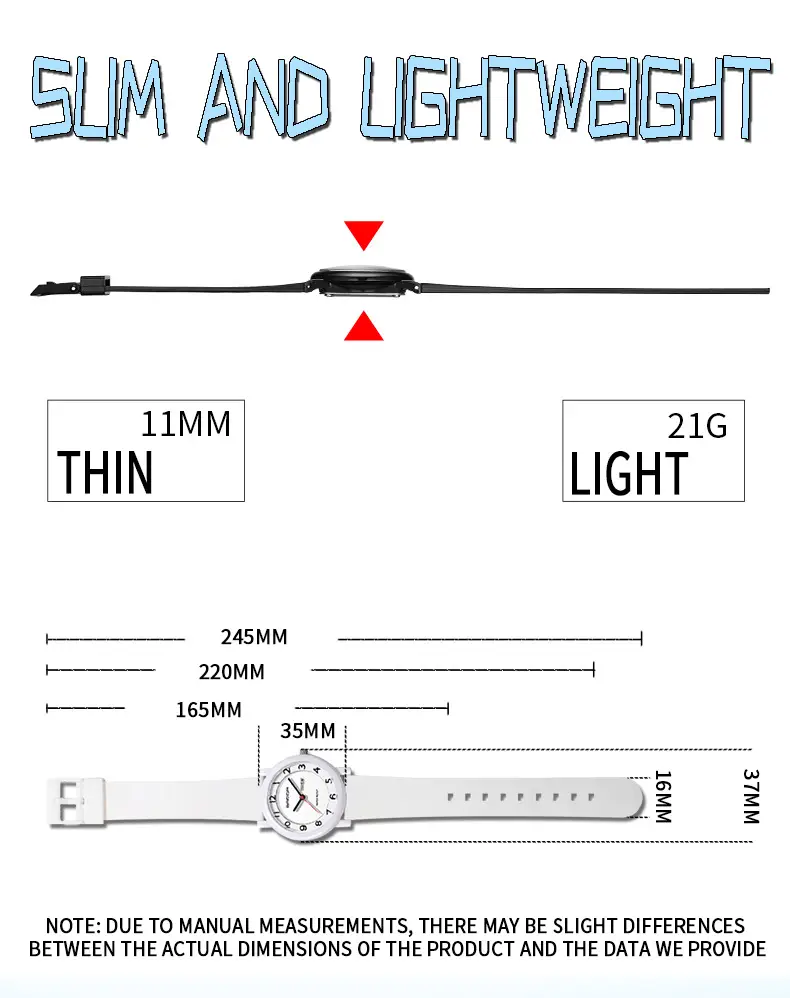 Sanda Dopamine Double Calendar Quartz Watch 16MM Black — feature 23