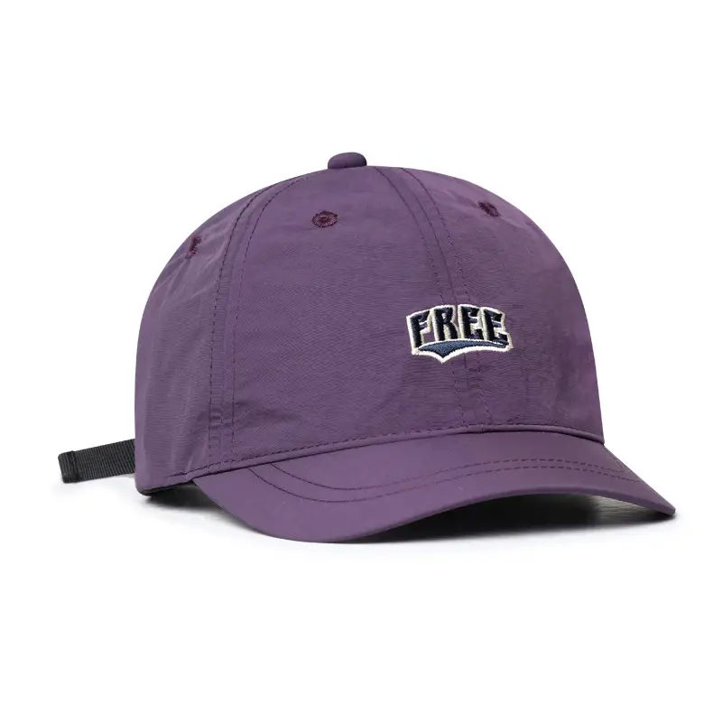 Black Men's Thin Brim Cap with "FREE" Logo - Image 3